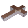 Baza pentru flori - model cruce